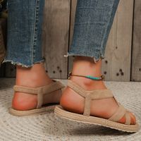Women's Casual Solid Color Round Toe Fashion Sandals main image 7