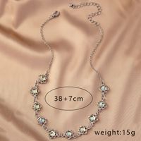 Retro Commute Korean Style Irregular Gold Plated Crystal Alloy Wholesale Necklace main image 2