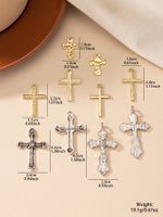 Retro Cool Style Cross Alloy Jewelry Accessories main image 2