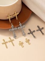Retro Cool Style Cross Alloy Jewelry Accessories main image 1