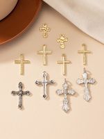Retro Cool Style Cross Alloy Jewelry Accessories sku image 2