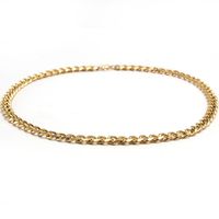 304 Stainless Steel 18K Gold Plated Hip-Hop Rock Punk Plating Solid Color Necklace main image 3