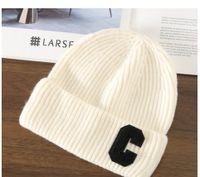Women's Lady Letter Embroidery Eaveless Wool Cap sku image 1