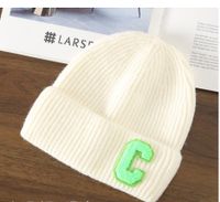Women's Lady Letter Embroidery Eaveless Wool Cap sku image 2