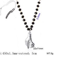 Simple Style Heart Shape Titanium Steel Plating Women's Pendant Necklace sku image 4