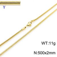 Simple Style Geometric Stainless Steel Plating Chain Necklace sku image 11