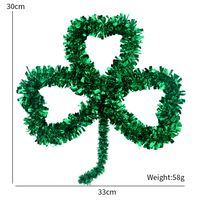 St. Patrick Vintage Style Simple Style Shamrock Plastic Party Festival Hanging Ornaments Decorative Props main image 7