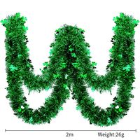 St. Patrick Vintage Style Simple Style Shamrock Plastic Party Festival Hanging Ornaments Decorative Props sku image 2