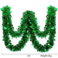 St. Patrick Vintage Style Simple Style Shamrock Plastic Party Festival Hanging Ornaments Decorative Props main image 2