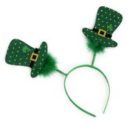 St. Patrick Cute Pastoral Shamrock Plastic Carnival Headband main image 6