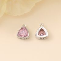 Romantic Simple Style Classic Style Triangle Copper Plating Inlay Zircon 18k Gold Plated White Gold Plated Jewelry Accessories sku image 6