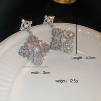 Wholesale Jewelry Streetwear Argyle Alloy Artificial Pearls Rhinestones Inlay Drop Earrings main image 6