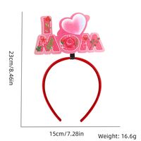 Mother's Day Cute Pastoral Rose Plastic Family Gathering Party Headband Costume Props main image 9