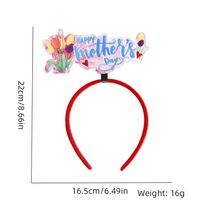 Mother's Day Cute Pastoral Rose Plastic Family Gathering Party Headband Costume Props main image 7