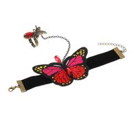 Vintage Style Butterfly Cloth Plating Women's Bracelets sku image 1
