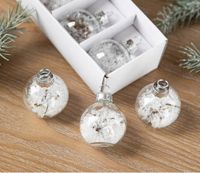 Christmas Simple Style Ball Glass Indoor Party Hanging Ornaments sku image 4