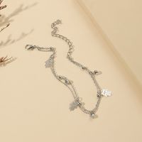 Vacation Palm Stainless Steel Plating Silver Plated Unisex Anklet main image 3