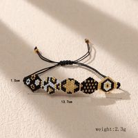 Ethnic Style Bohemian Star Moon Heart Shape Glass Beaded Handmade Unisex Bracelets main image 3