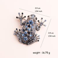 Style Cool Brillant Animal Grenouille Alliage Incruster Strass Unisexe Broches main image 9