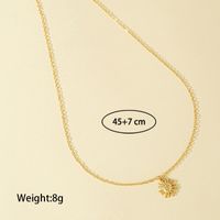 Simple Style Moon Alloy Plating Women's Pendant Necklace main image 5