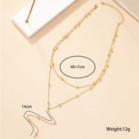Wholesale Jewelry Basic Geometric Alloy Iron Plating Necklace main image 1