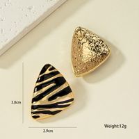 1 Pair Vintage Style Color Block Plating Alloy Ear Studs main image 6