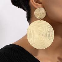 1 Pair Ig Style Exaggerated Round Plating Alloy Gold Plated Ear Studs main image 7