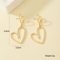1 Pair Vintage Style Geometric Enamel Plating Hollow Out Alloy Drop Earrings main image 7