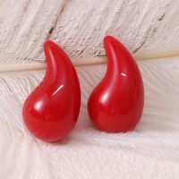 1 Pair Vintage Style Water Droplets Arylic Ear Studs sku image 3