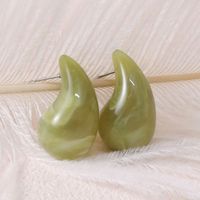 1 Pair Vintage Style Water Droplets Arylic Ear Studs sku image 5