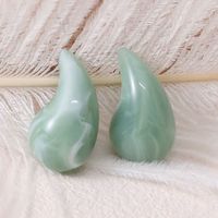 1 Pair Vintage Style Water Droplets Arylic Ear Studs sku image 8