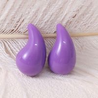 1 Pair Vintage Style Water Droplets Arylic Ear Studs sku image 9