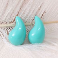 1 Pair Vintage Style Water Droplets Arylic Ear Studs sku image 10