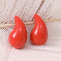 1 Pair Vintage Style Water Droplets Arylic Ear Studs sku image 12