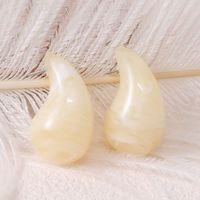 1 Pair Vintage Style Water Droplets Arylic Ear Studs sku image 13