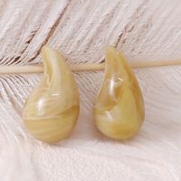 1 Pair Vintage Style Water Droplets Arylic Ear Studs sku image 18