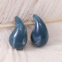 1 Pair Vintage Style Water Droplets Arylic Ear Studs sku image 22