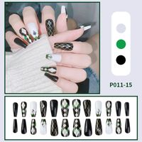 Fashion Heart Shape Plastic Nail Patches 1 Set sku image 26