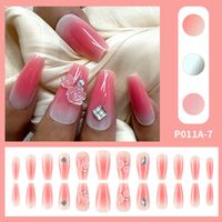 Fashion Heart Shape Plastic Nail Patches 1 Set sku image 14