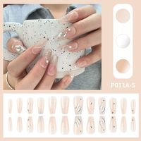 Fashion Heart Shape Plastic Nail Patches 1 Set sku image 12