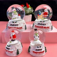 Christmas Christmas Tree Santa Claus Snowman Crystal Glass Christmas Ornaments 1 Piece sku image 21