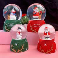 Christmas Christmas Tree Santa Claus Snowman Crystal Glass Christmas Ornaments 1 Piece sku image 22