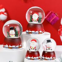 Christmas Christmas Tree Santa Claus Snowman Crystal Glass Christmas Ornaments 1 Piece sku image 55