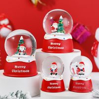 Christmas Christmas Tree Santa Claus Snowman Crystal Glass Christmas Ornaments 1 Piece sku image 56