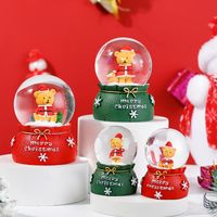 Christmas Christmas Tree Santa Claus Snowman Crystal Glass Christmas Ornaments 1 Piece sku image 25