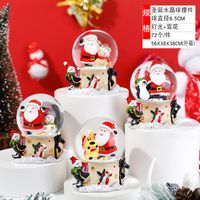 Christmas Christmas Tree Santa Claus Snowman Crystal Glass Christmas Ornaments 1 Piece sku image 60