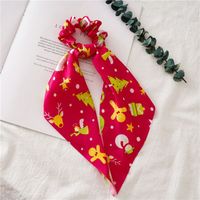 Simple Style Classic Style Color Block Cloth Satin Hair Tie sku image 28
