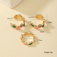 Simple Style Round Alloy Wholesale Rings Earrings main image 5