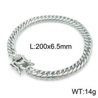 Simple Style Classic Style Solid Color Titanium Steel Chain Necklace sku image 11