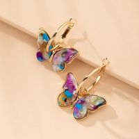 Koreanische Mode Einfache Frauen Schmetterling Ohrringe Großhandel Nihaojewelry sku image 4